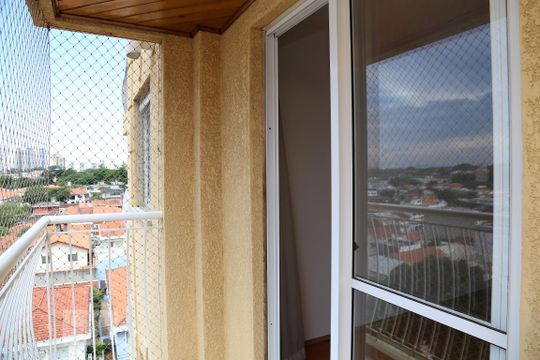 Varanda da Sala de apartamento para alugar com 2 quartos, 57m² em Vila Sonia, São Paulo