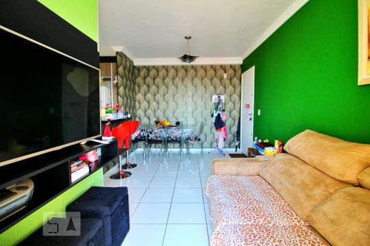 Sala de apartamento à venda com 2 quartos, 52m² em Parque Erasmo Assunção, Santo André