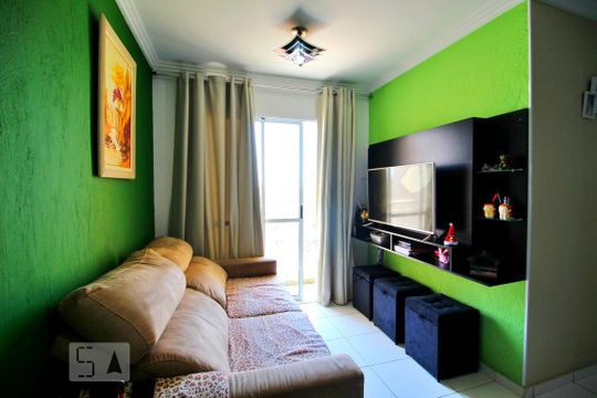 Sala de apartamento à venda com 2 quartos, 52m² em Parque Erasmo Assunção, Santo André