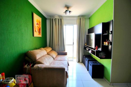 Sala de apartamento à venda com 2 quartos, 52m² em Parque Erasmo Assunção, Santo André