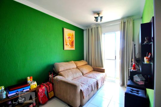 Sala de apartamento à venda com 2 quartos, 52m² em Parque Erasmo Assunção, Santo André