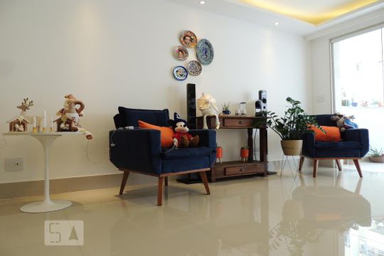 Sala de Estar de apartamento à venda com 3 quartos, 150m² em Freguesia (jacarepaguá), Rio de Janeiro