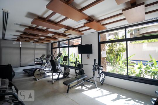 Área comum - Academia de apartamento para alugar com 1 quarto, 40m² em Cambuí, Campinas