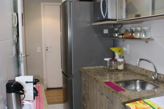 Cozinha de apartamento para alugar com 3 quartos, 69m² em Freguesia (jacarepaguá), Rio de Janeiro
