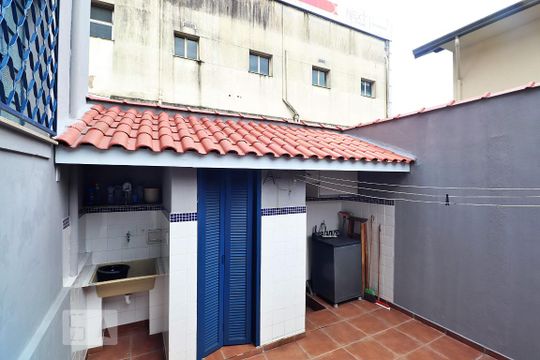 Área de Serviço de casa de condomínio para alugar com 2 quartos, 82m² em Campestre, Santo André