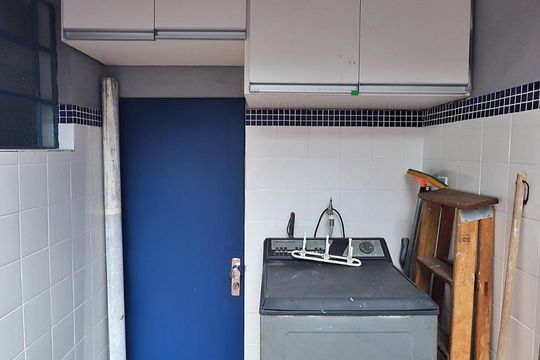 Área de Serviço de casa de condomínio para alugar com 2 quartos, 82m² em Campestre, Santo André