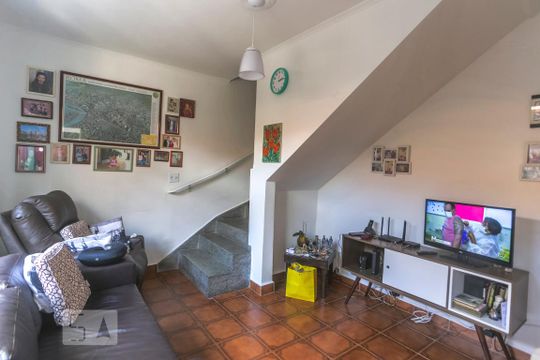 Sala de estar - casa 03 de casa à venda com 6 quartos, 300m² em Jardim do Mar, São Bernardo do Campo