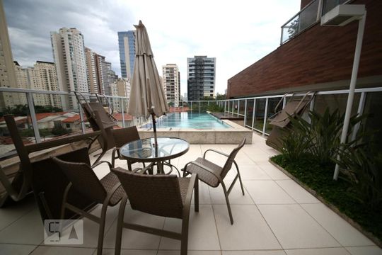 Área Comum - Piscina de apartamento para alugar com 1 quarto, 51m² em Vila Gertrudes, São Paulo