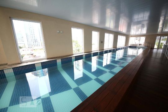 Piscina Aquecida de apartamento para alugar com 1 quarto, 51m² em Vila Gertrudes, São Paulo