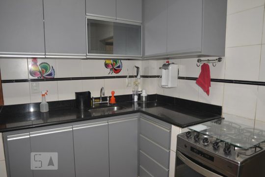 Cozinha de apartamento à venda com 2 quartos, 80m² em Flamengo, Rio de Janeiro