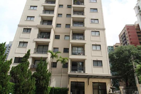 Fachada de apartamento para alugar com 1 quarto, 50m² em Cambuí, Campinas