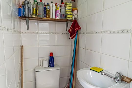 Banheiro de Serviço de apartamento à venda com 4 quartos, 72m² em Taquara, Rio de Janeiro