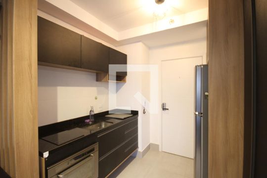 Cozinha de kitnet/studio à venda com 1 quarto, 27m² em Vila Mariana, São Paulo