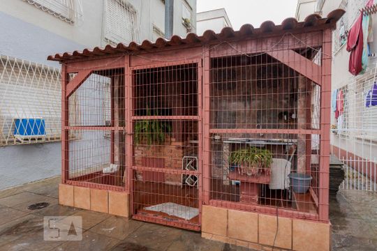 Área comum - Churrasqueira de apartamento à venda com 1 quarto, 43m² em Jardim Dona Leopoldina, Porto Alegre