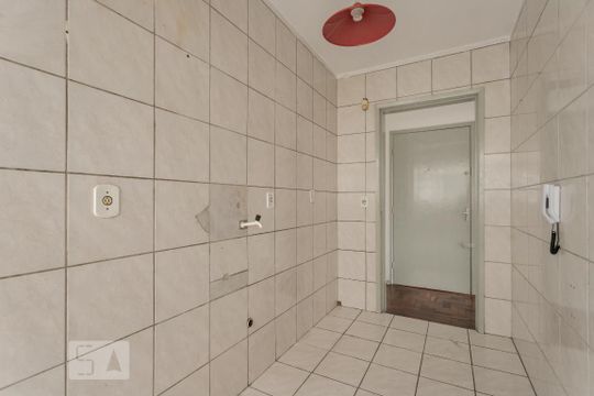 Cozinha de apartamento à venda com 1 quarto, 43m² em Jardim Dona Leopoldina, Porto Alegre
