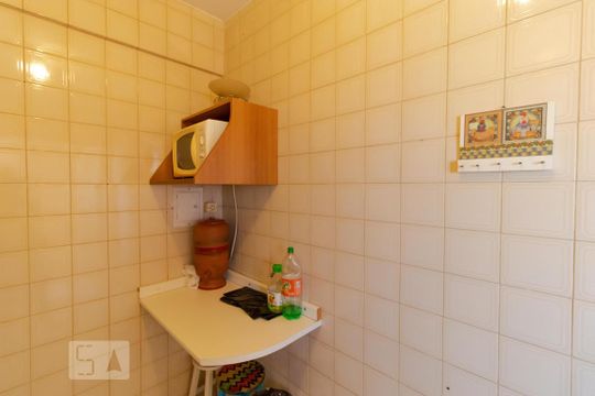 Cozinha de apartamento à venda com 1 quarto, 32m² em Botafogo, Campinas