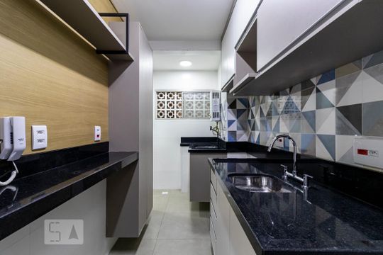 Cozinha de apartamento à venda com 1 quarto, 63m² em Vila Mariana, São Paulo