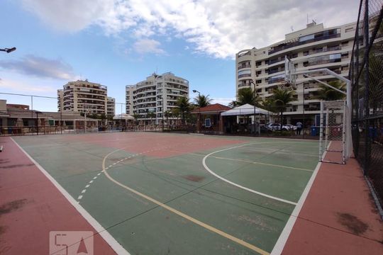 Área comum - quadra poliesportiva  de apartamento à venda com 3 quartos, 189m² em Recreio dos Bandeirantes, Rio de Janeiro