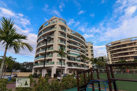 Fachada do bloco de apartamento à venda com 3 quartos, 189m² em Recreio dos Bandeirantes, Rio de Janeiro