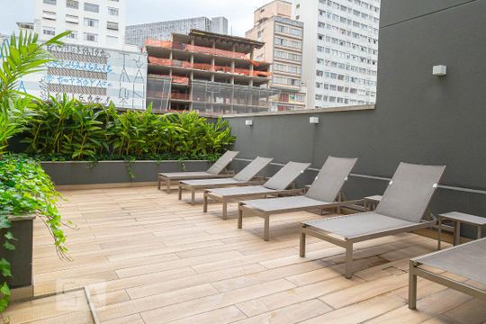 Área comum - Piscina de kitnet/studio à venda com 1 quarto, 42m² em Centro, São Paulo