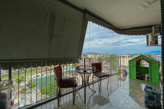 Varanda da Sala de apartamento à venda com 3 quartos, 170m² em Penha, Rio de Janeiro