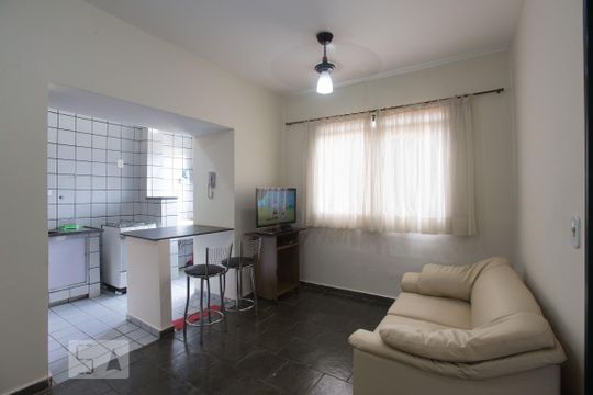 Sala de apartamento para alugar com 1 quarto, 35m² em Vila Monte Alegre, Ribeirão Preto