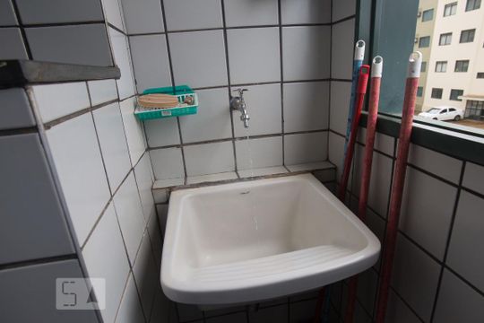 Cozinha - tanque de apartamento para alugar com 1 quarto, 35m² em Vila Monte Alegre, Ribeirão Preto