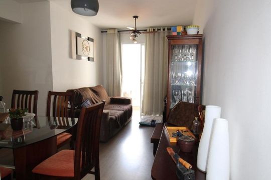Sala de apartamento à venda com 2 quartos, 67m² em Vila Industrial, Campinas