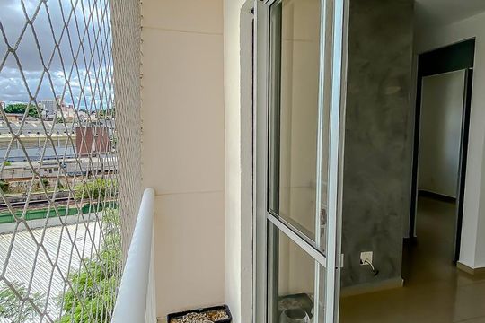 Varanda de apartamento à venda com 2 quartos, 50m² em Vila Guilhermina, São Paulo