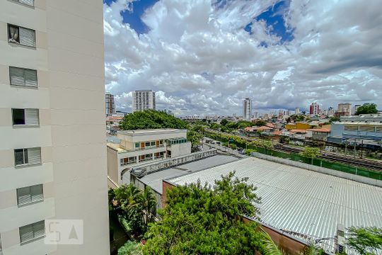 Vista da Varanda de apartamento à venda com 2 quartos, 50m² em Vila Guilhermina, São Paulo