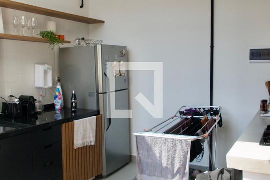 Cozinha americana  de apartamento para alugar com 1 quarto, 61m² em Jardim Botânico, Rio de Janeiro