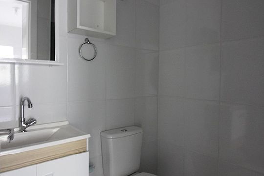 Banheiro  de kitnet/studio à venda com 1 quarto, 33m² em Assunção, São Bernardo do Campo