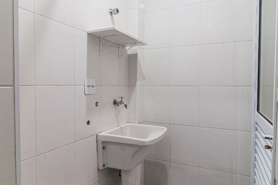 Área de Serviço de apartamento à venda com 3 quartos, 91m² em Campestre, Santo André