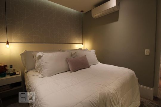 Quarto de apartamento à venda com 1 quarto, 63m² em Vila Gertrudes, São Paulo