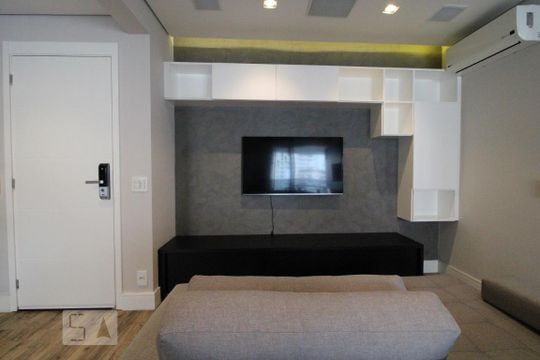 Sala de apartamento para alugar com 2 quartos, 74m² em Vila Gertrudes, São Paulo