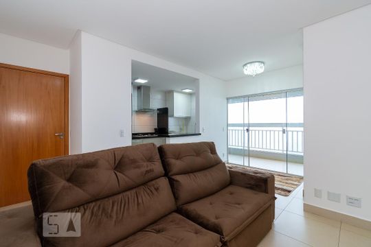 Sala de apartamento à venda com 3 quartos, 73m² em Parque Amazônia, Goiânia