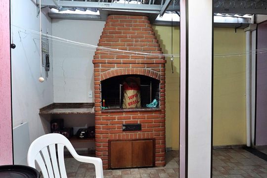 Churrasqueira de casa à venda com 3 quartos, 181m² em Jardim Las Vegas, Santo André