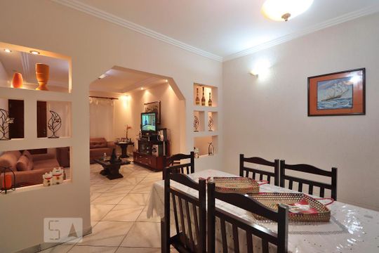 Sala de Jantar de casa à venda com 3 quartos, 181m² em Jardim Las Vegas, Santo André