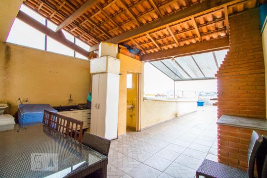 Área de serviço/Espaço gourmet de apartamento à venda com 3 quartos, 172m² em Vila Tibiriçá, Santo André