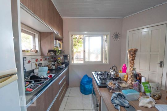 Cozinha de casa para alugar com 2 quartos, 47m² em Feitoria, São Leopoldo