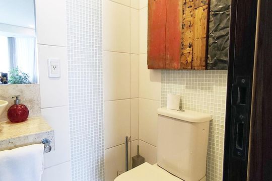 Lavabo de apartamento à venda com 3 quartos, 132m² em Centro, Novo Hamburgo