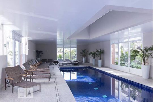 Piscina Coberta de apartamento à venda com 3 quartos, 80m² em Vila Anastácio, São Paulo