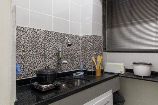 Cozinha de kitnet/studio à venda com 1 quarto, 38m² em Centro, Rio de Janeiro