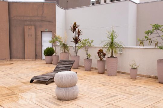 Área Comum - Solarium de apartamento para alugar com 1 quarto, 38m² em Santana, São Paulo
