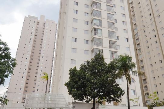 Fachada do Condomínio de apartamento para alugar com 3 quartos, 78m² em Vila Augusta, Guarulhos