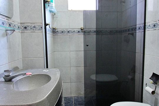Banheiro Social de apartamento à venda com 2 quartos, 80m² em Baeta Neves, São Bernardo do Campo