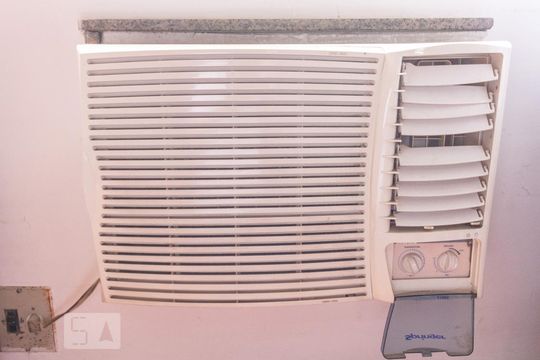 Detalhe da Sala - Ar condicionado de apartamento à venda com 2 quartos, 90m² em Vila Isabel, Rio de Janeiro