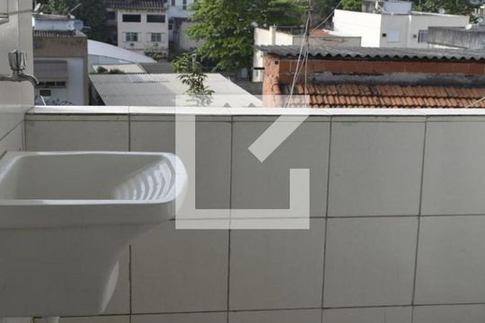 Área de Serviço de kitnet/studio para alugar com 1 quarto, 50m² em Cocotá, Rio de Janeiro