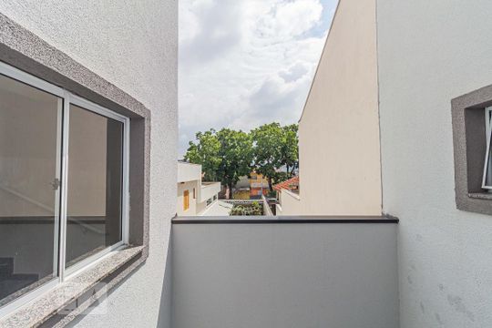 Vista da Sala de casa de condomínio à venda com 2 quartos, 80m² em Jardim das Maravilhas, Santo André