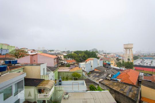 Vista da varanda de apartamento à venda com 2 quartos, 58m² em Bangú, Santo André